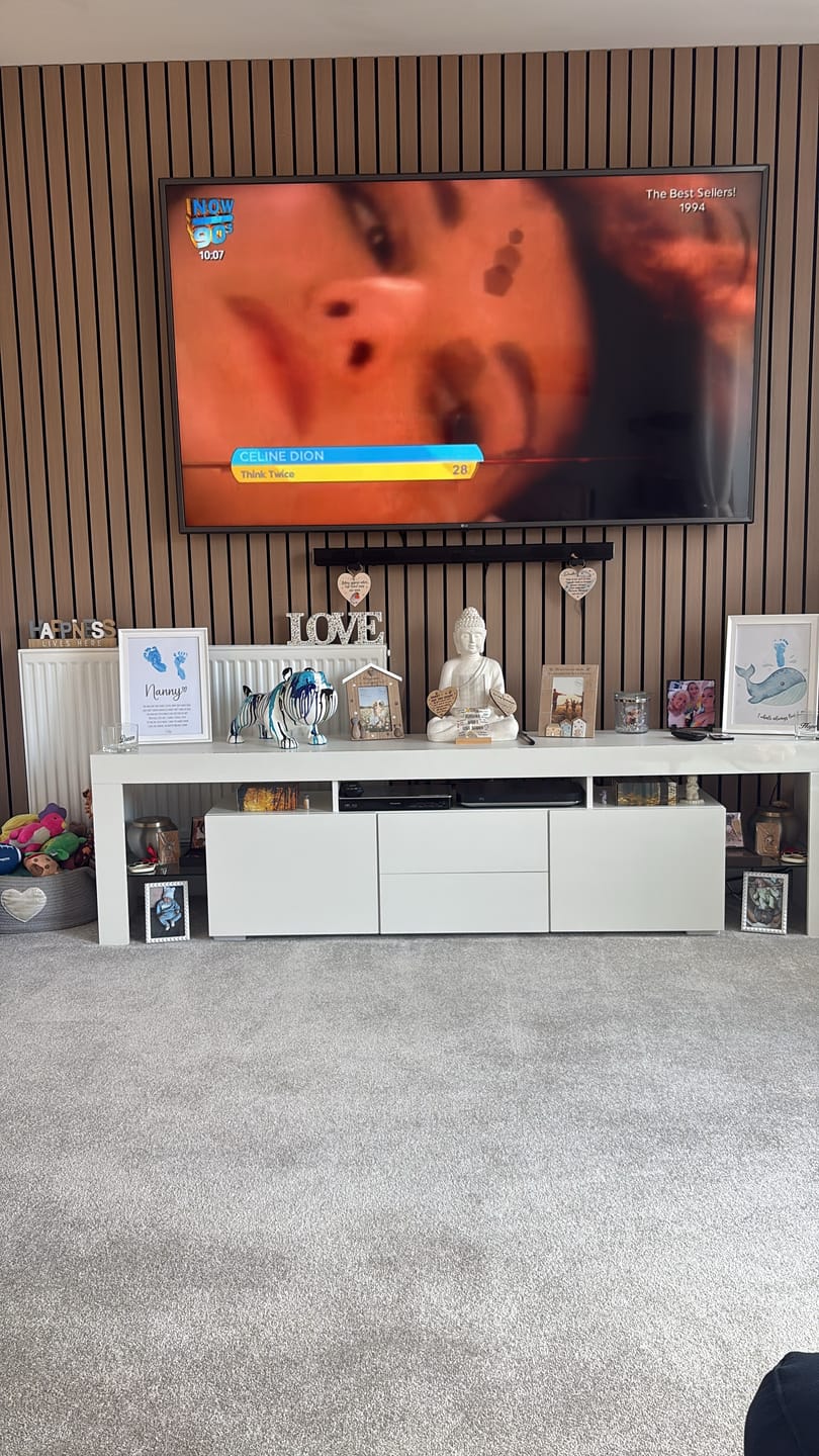 Customer photo review of Premium Acoustic Slatted Wall Panel 240cm x 60cm - Natural Oak - (50mm thickness)