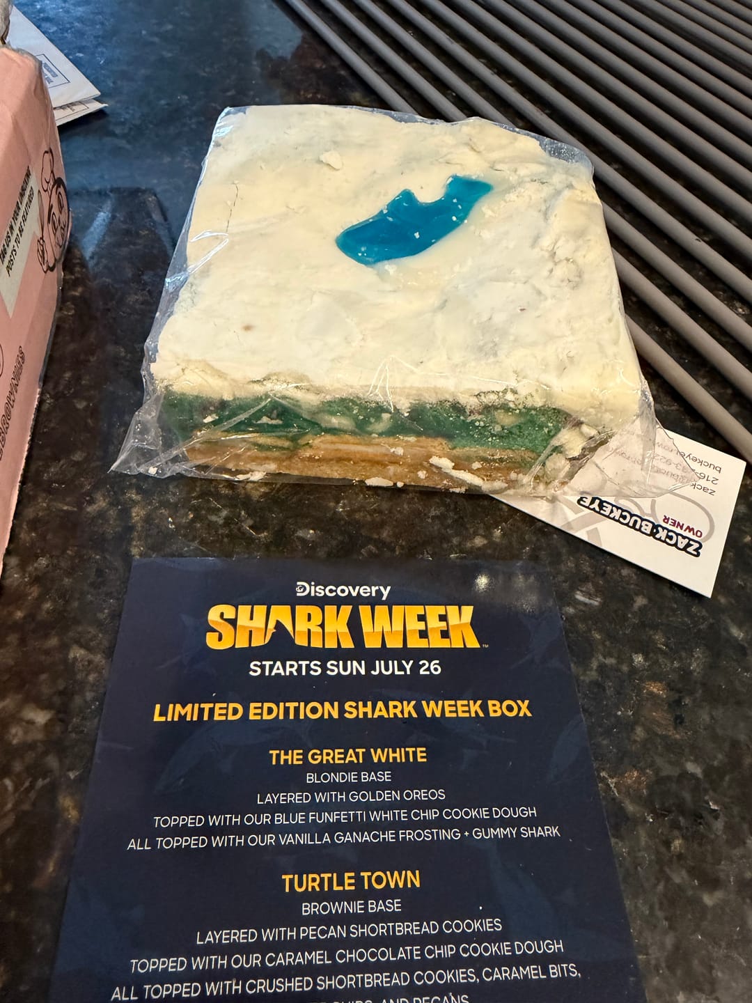 Customer photo review of THE GREAT WHITE