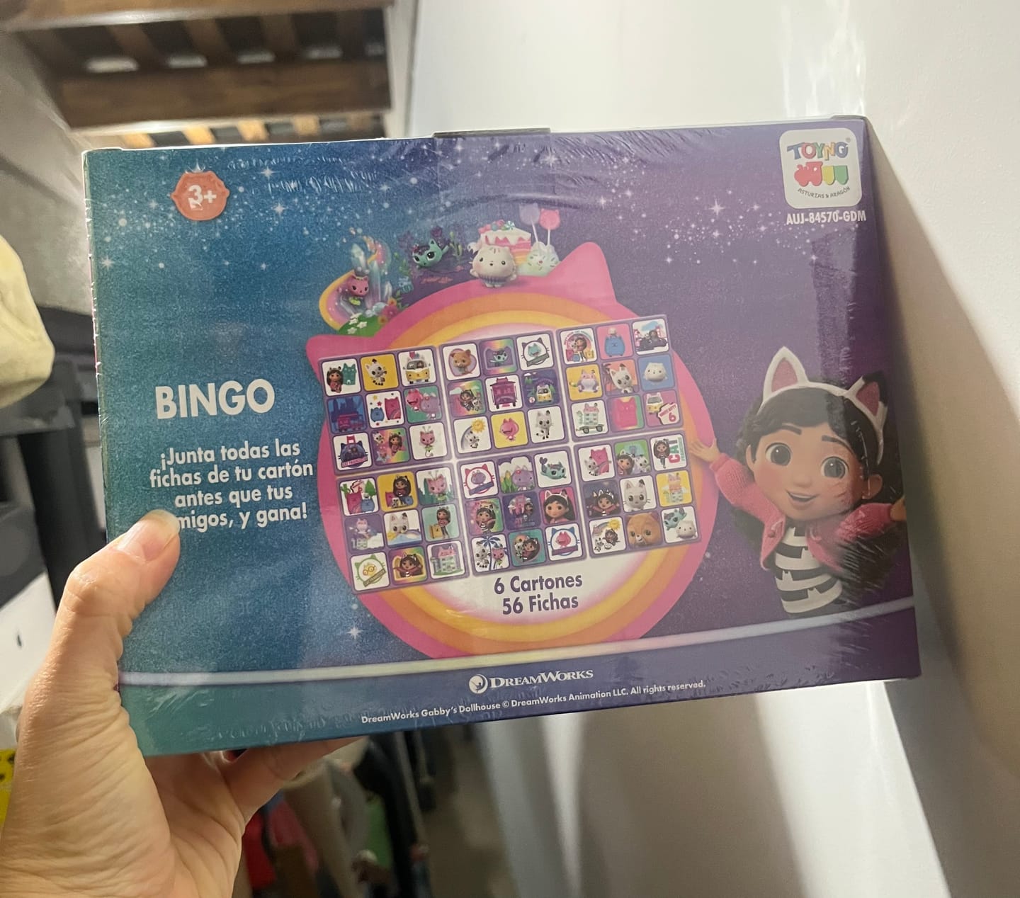 Customer photo review of Juego de Mesa Bingo - Gabby’S Doll House