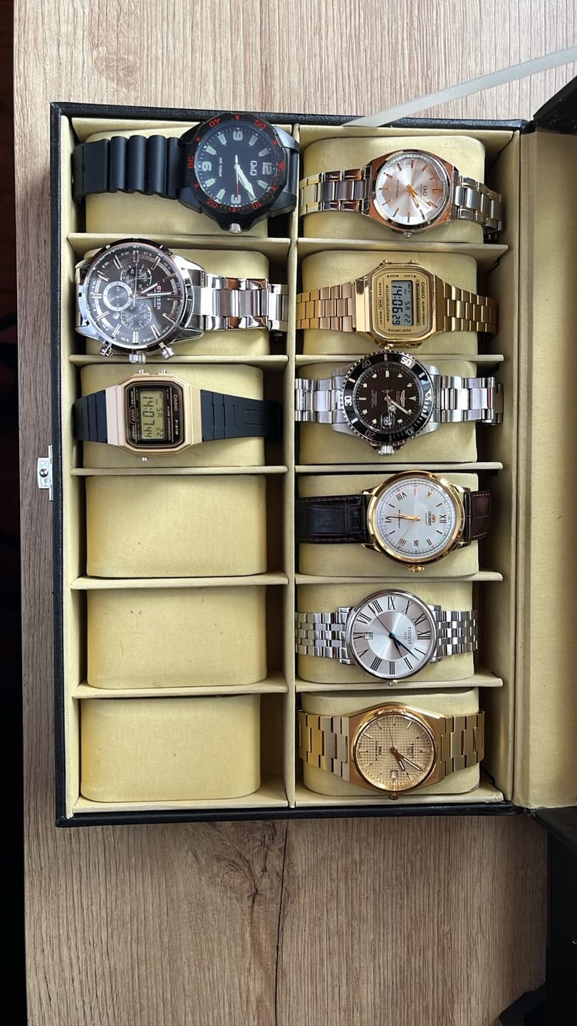 Customer photo review of Reloj Casio Vintage F-91WM-9ADF Dorado/Negro