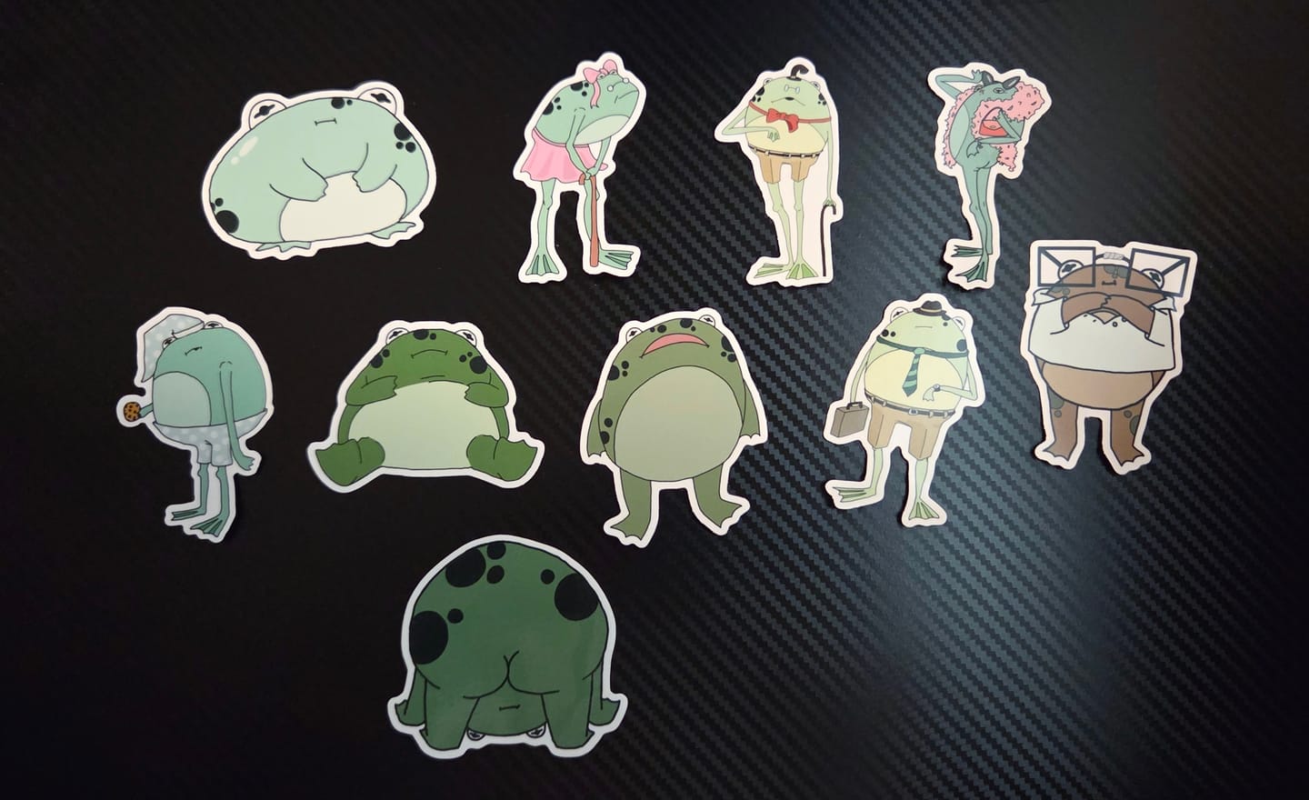 Customer photo review of Cut to Shape Stickers