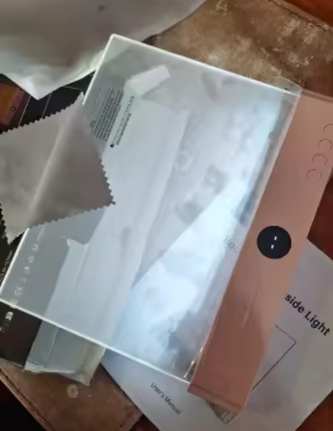 Customer photo review of Lámpara LED Plana de Lectura Nocturna con Protección Ocular