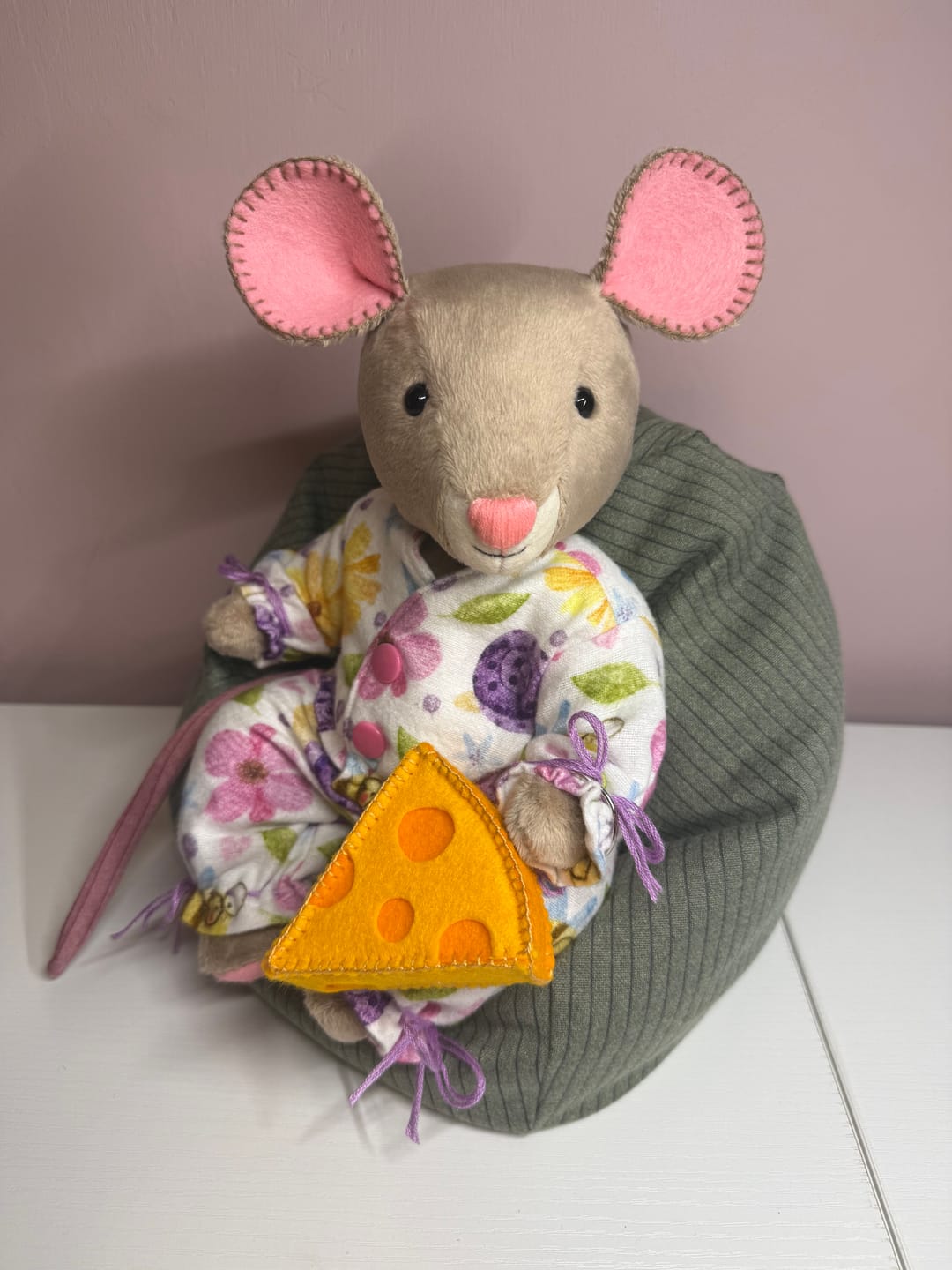 Customer photo review of Cottage Mouse PDF Pattern and Video Tutorial Workshop
