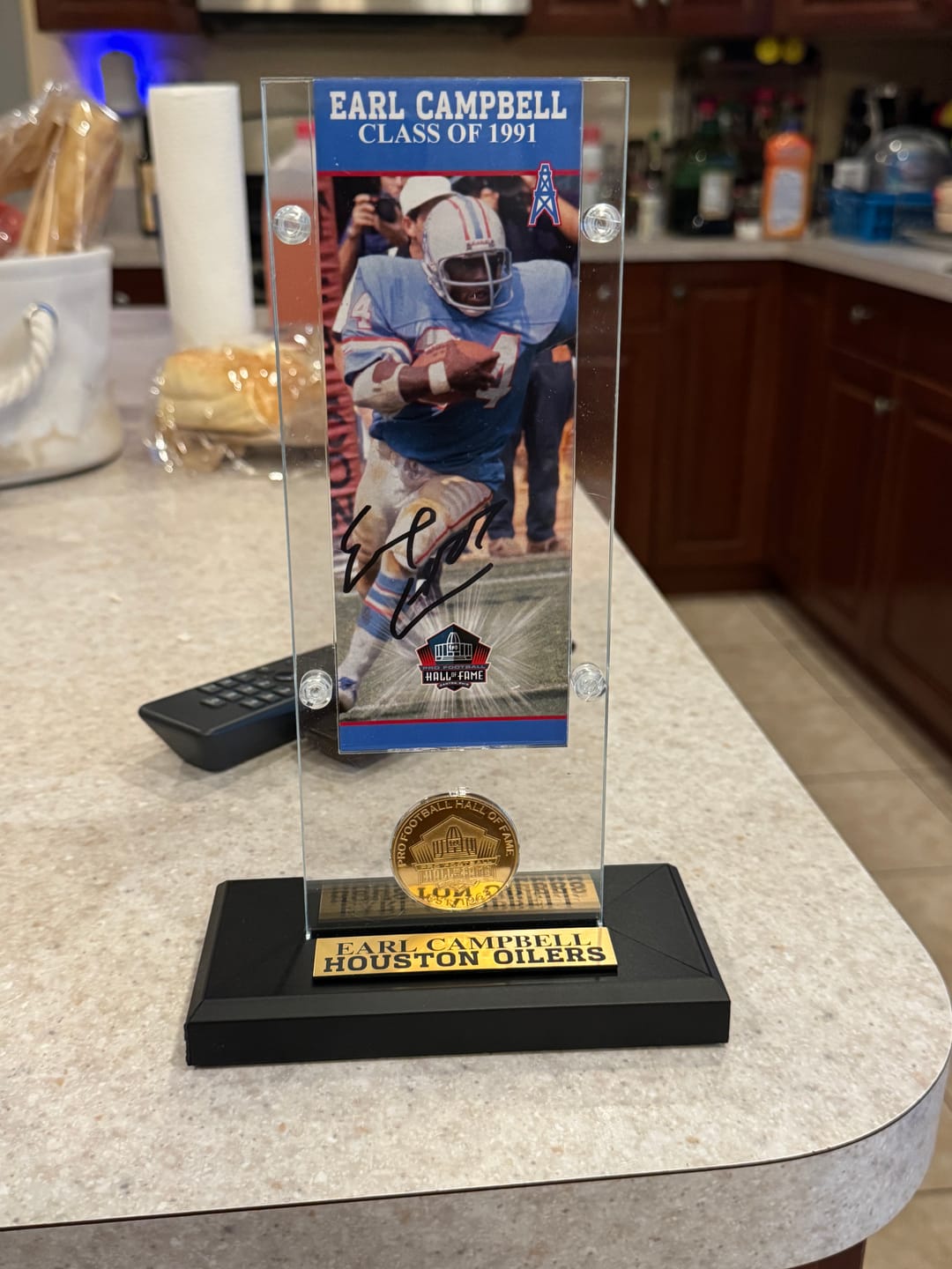 Customer photo review of Earl Campbell Autograph Signing