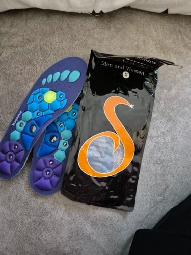 Customer photo review of Semelles magnétiques – Le confort à chaque pas