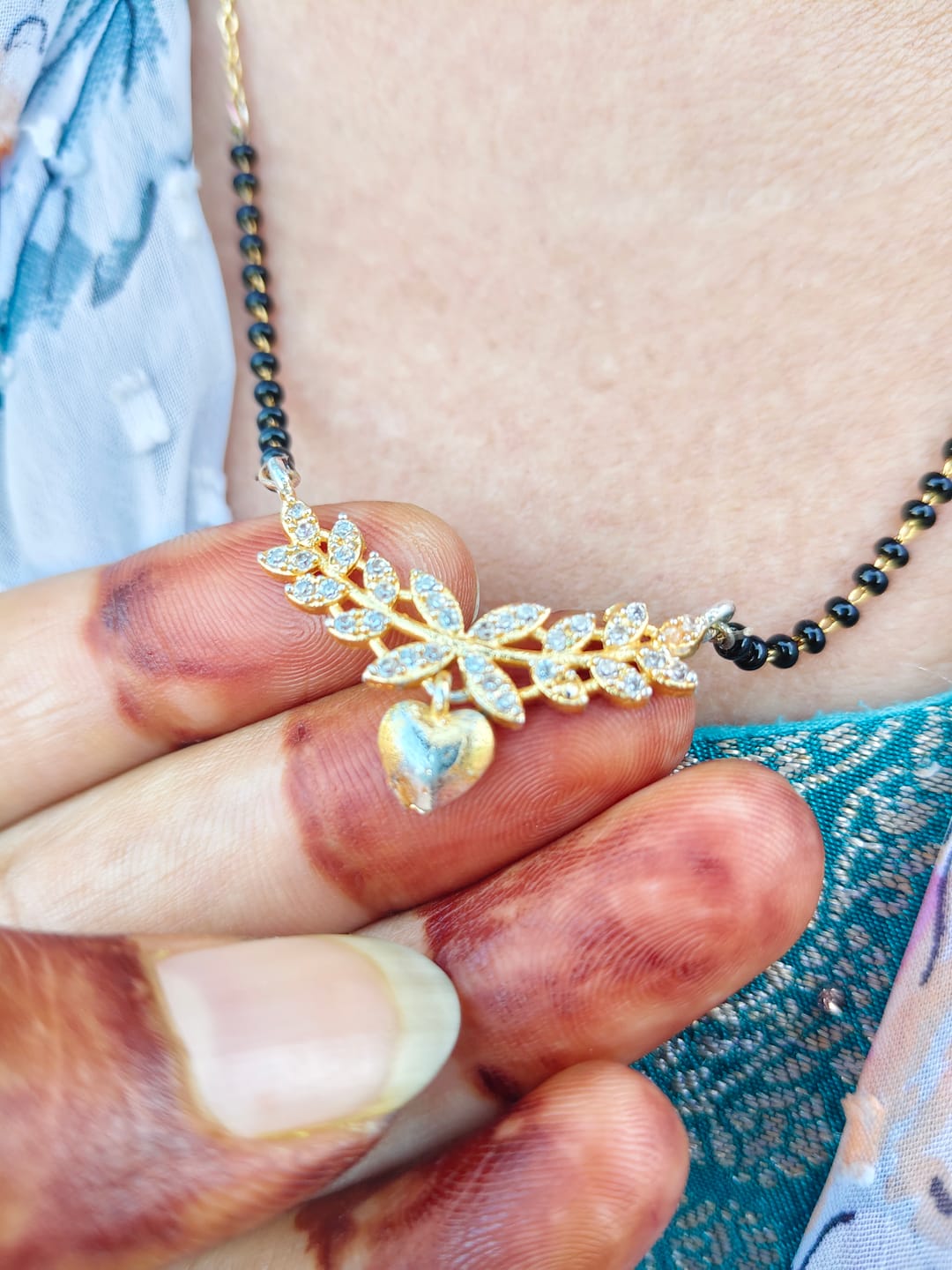 Customer photo review of Infinity Spark Mangalsutra