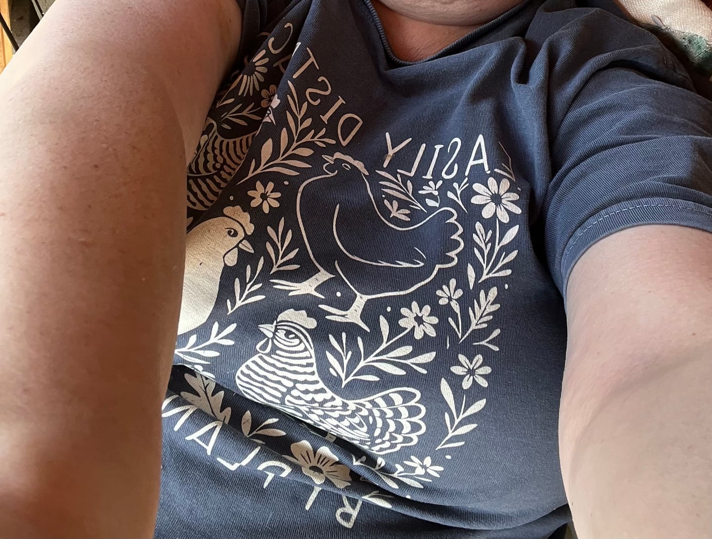 Customer photo review of Plants & Peckers T-Shirt