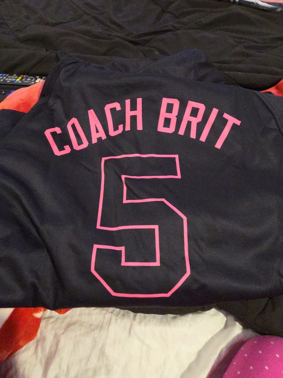 Customer photo review of Custom Black Pink Varsity Full-Zip Letterman Classic Jacket Hoodie