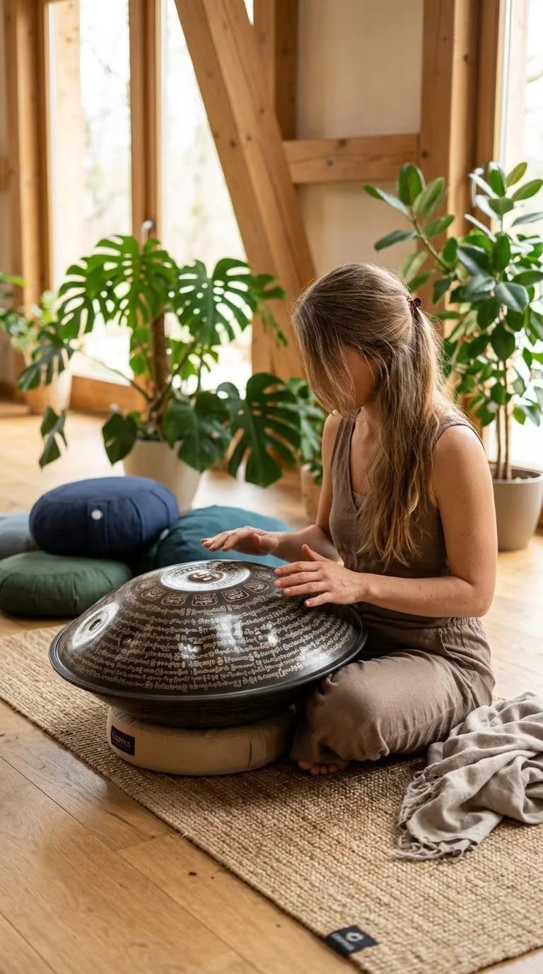 Customer photo review of Cosmos Tantra Tibetan Handpan - 9/10/12 Notes Gift Set