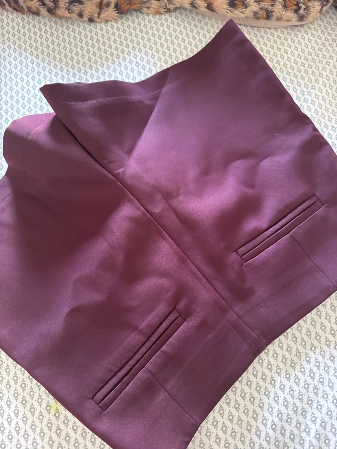 Customer photo review of Tailored High-Waisted Skort