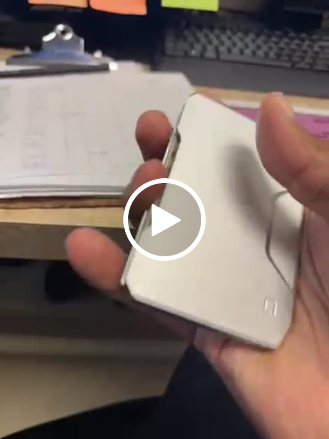 Customer video review of SK1 Slide Kick Wallet with Titanium Money Clip