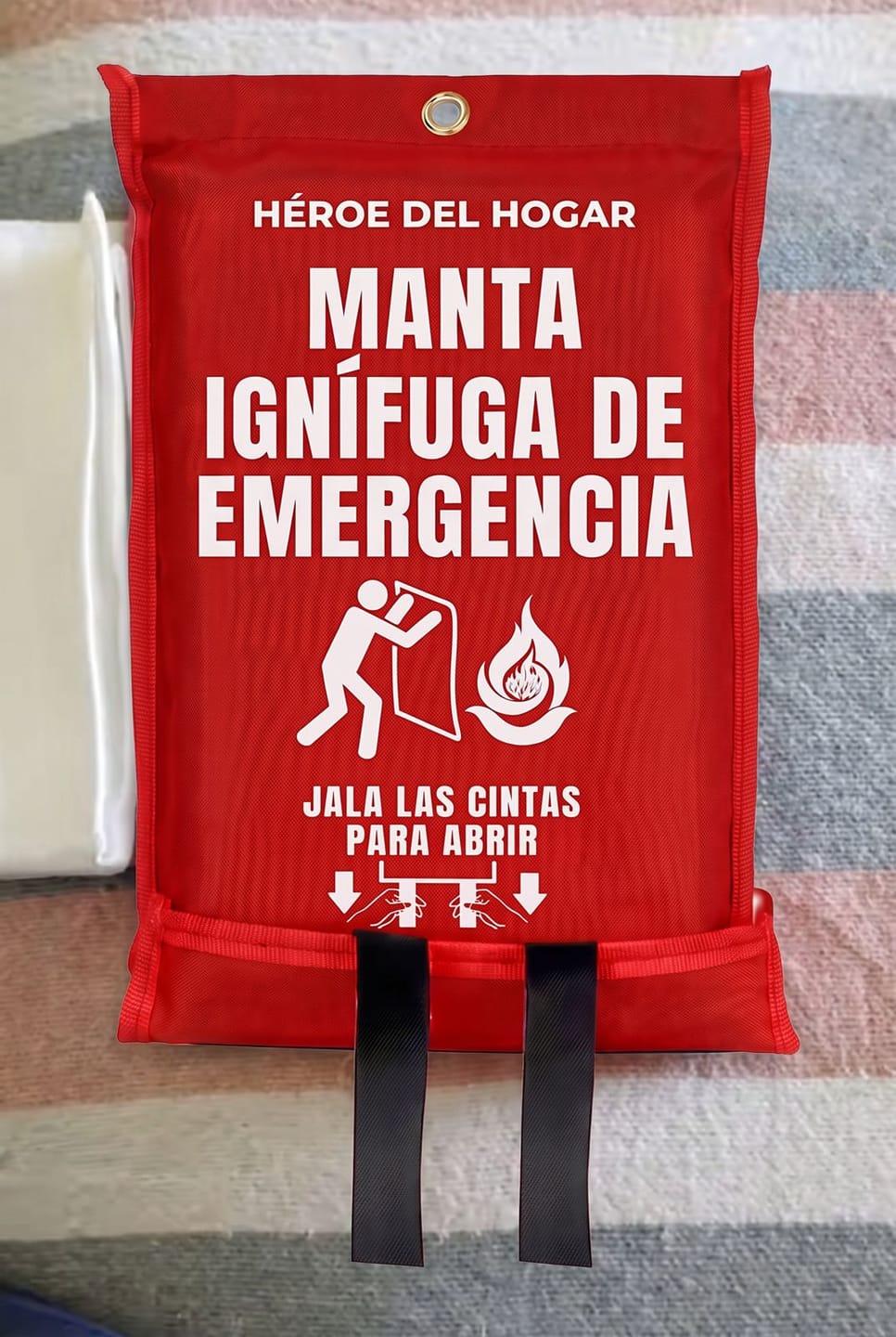 Customer photo review of Manta Ignífuga de Emergencia
