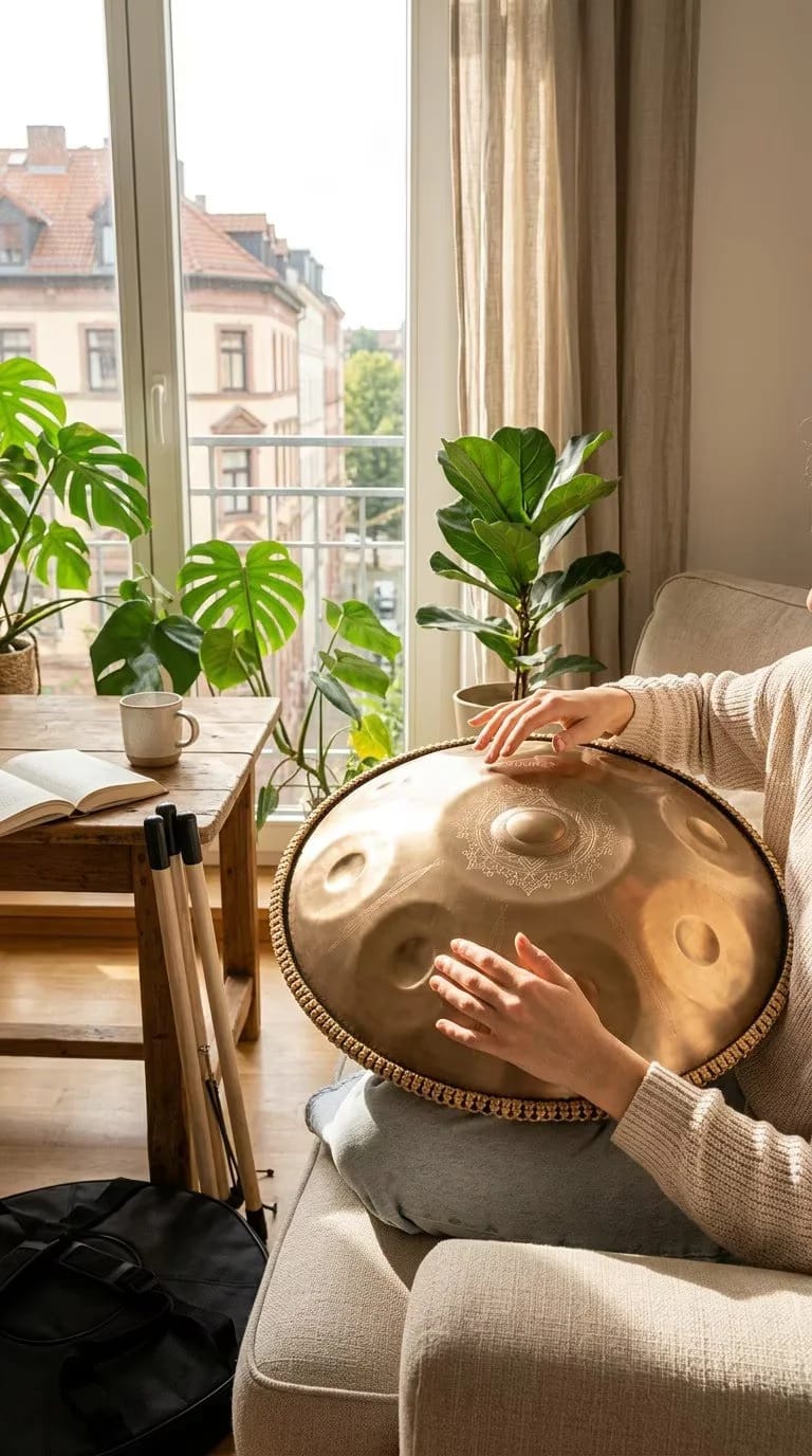 Customer photo review of Cosmos Handpan Pietralis - 9/10/12 Notes D Minor Handpan