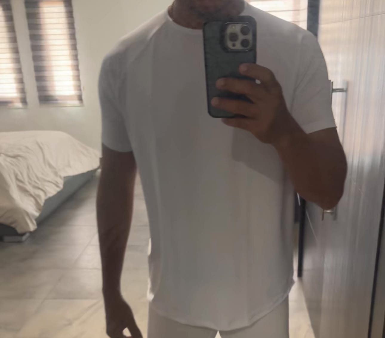 Customer photo review of Training Sport Tee Icon - Sky Blue