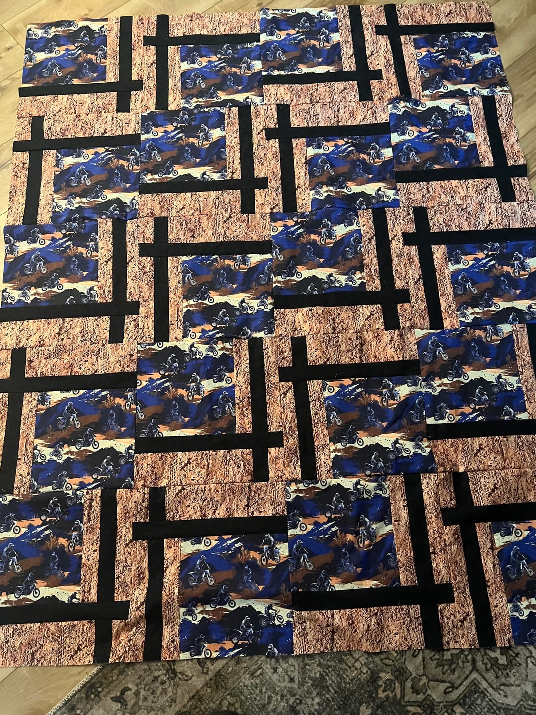 Customer photo review of Dirt Bike Racing Fabric