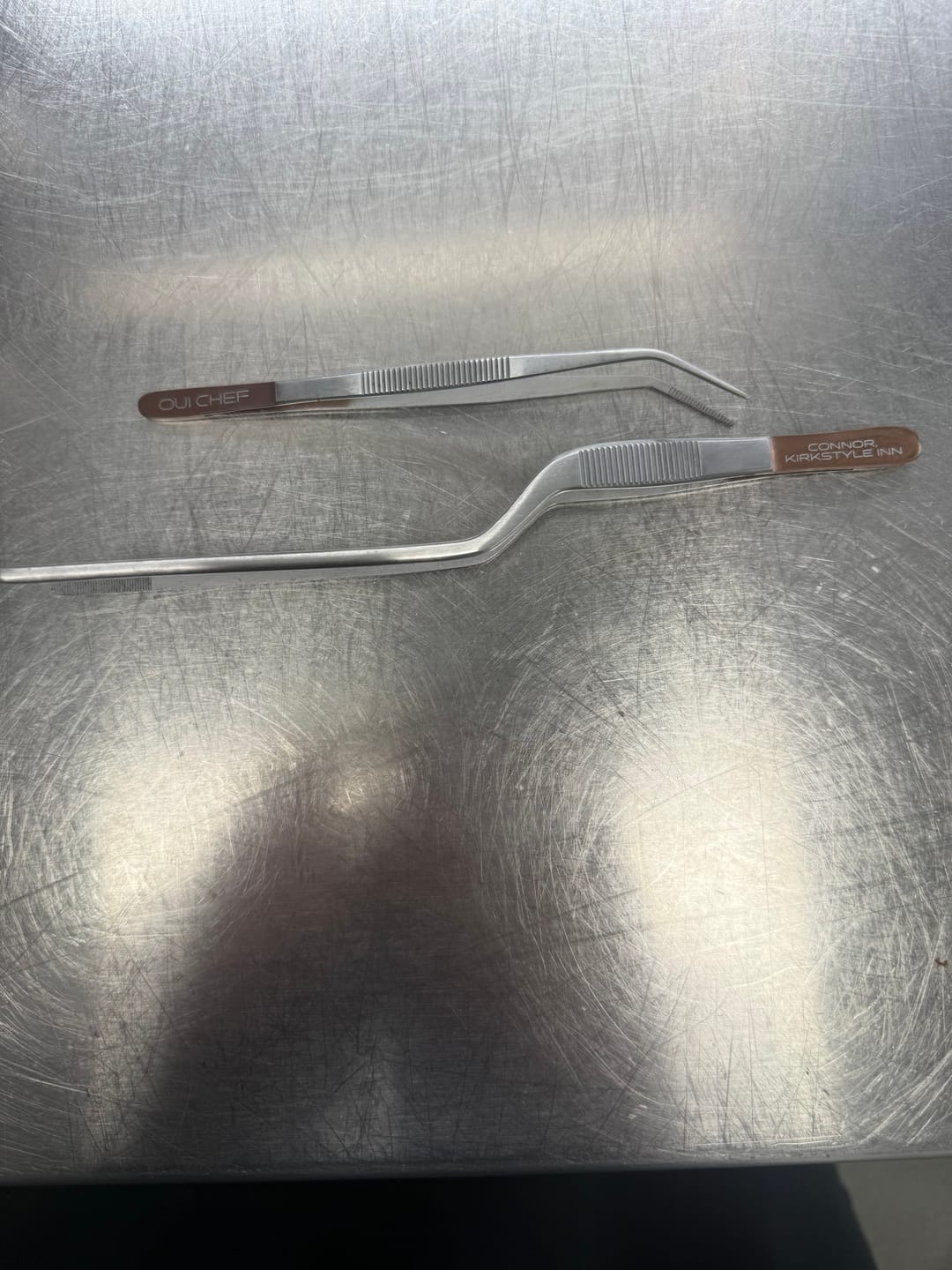 Customer photo review of Chef's Tweezers Duo Small + Medium