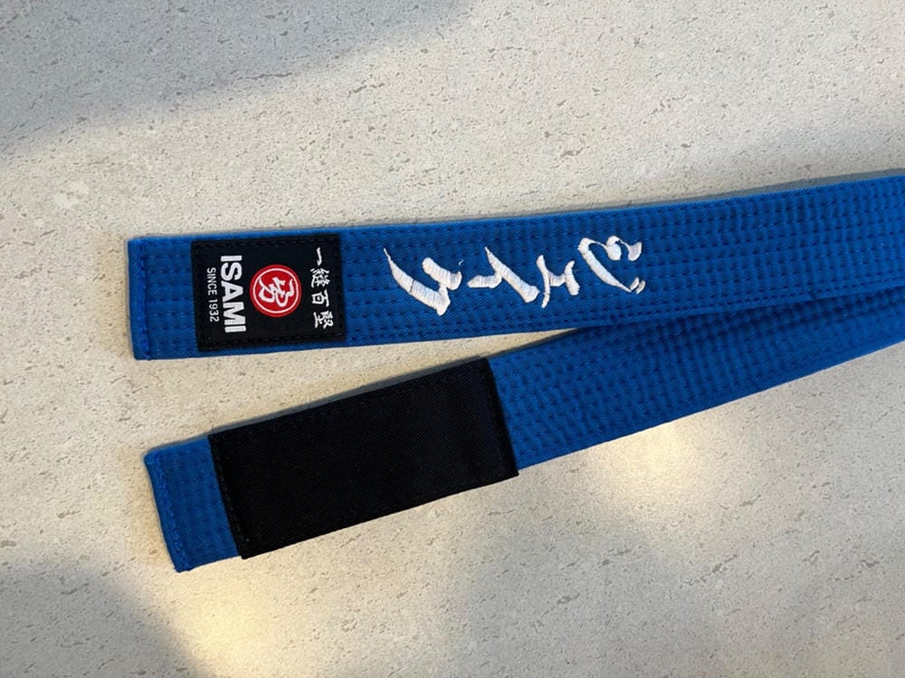 Customer photo review of Isami Blue Belt