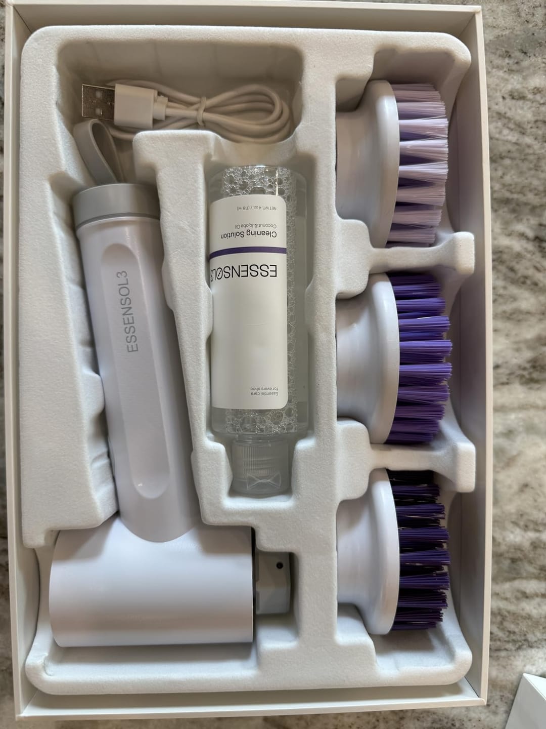 Customer photo review of Electric Shoe Cleaning Kit