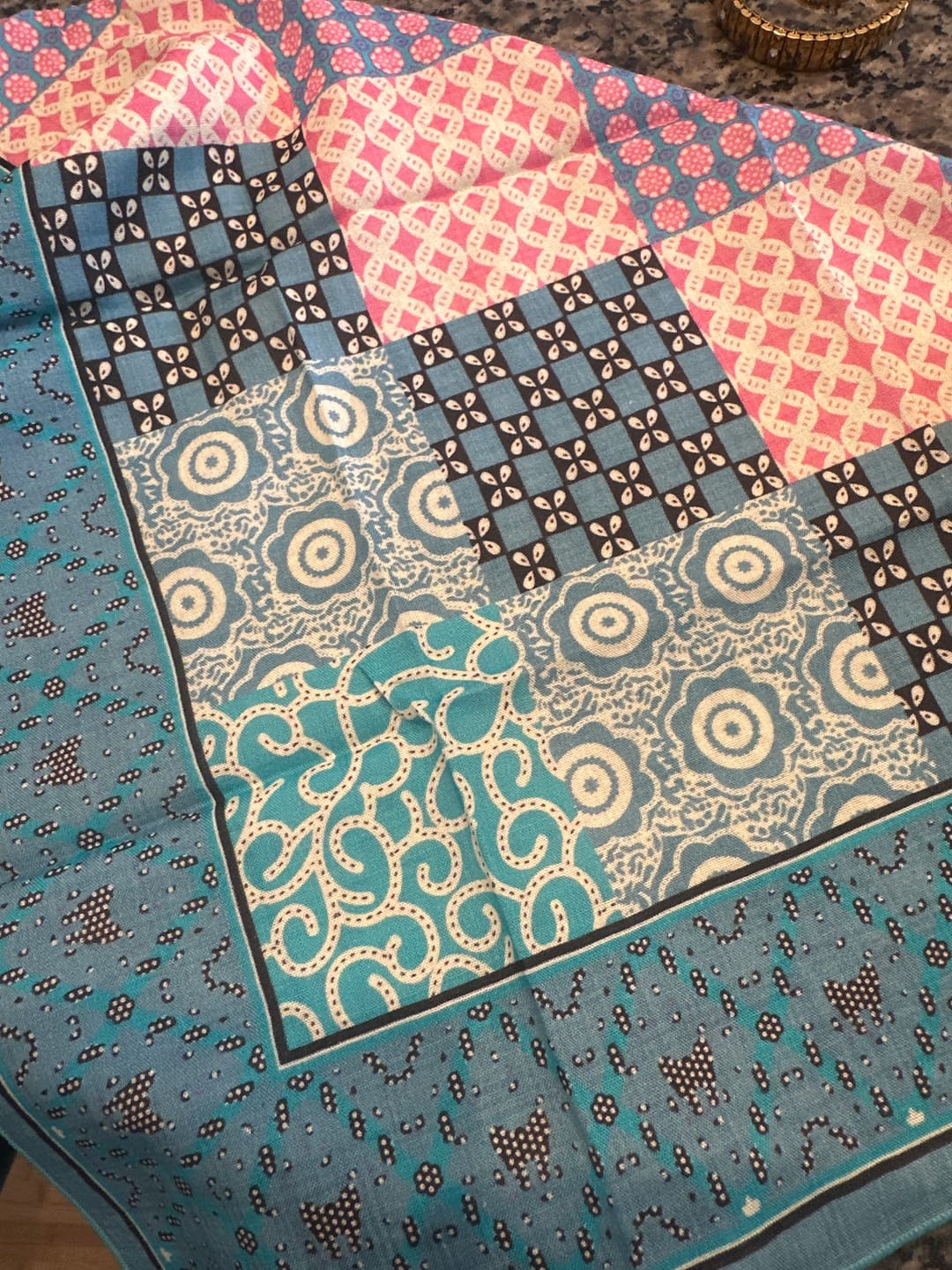 Customer photo review of Space Cowboy Bandana Scarf