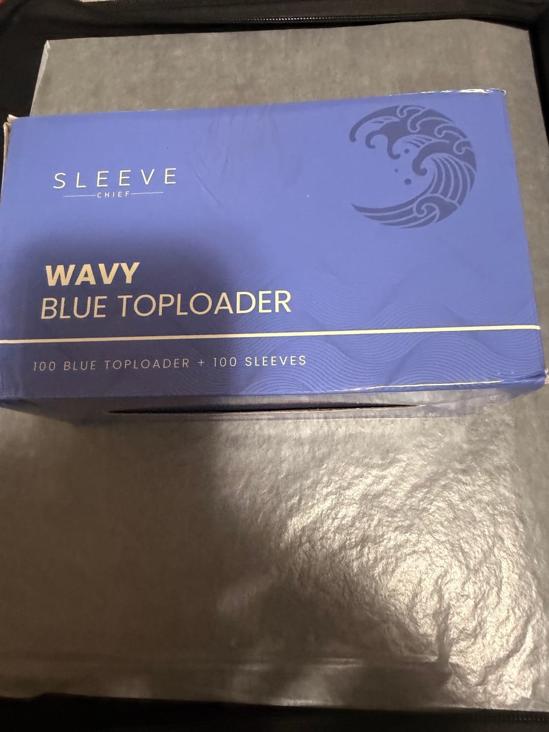 Customer photo review of Color Toploader - Wavy Blue (100)