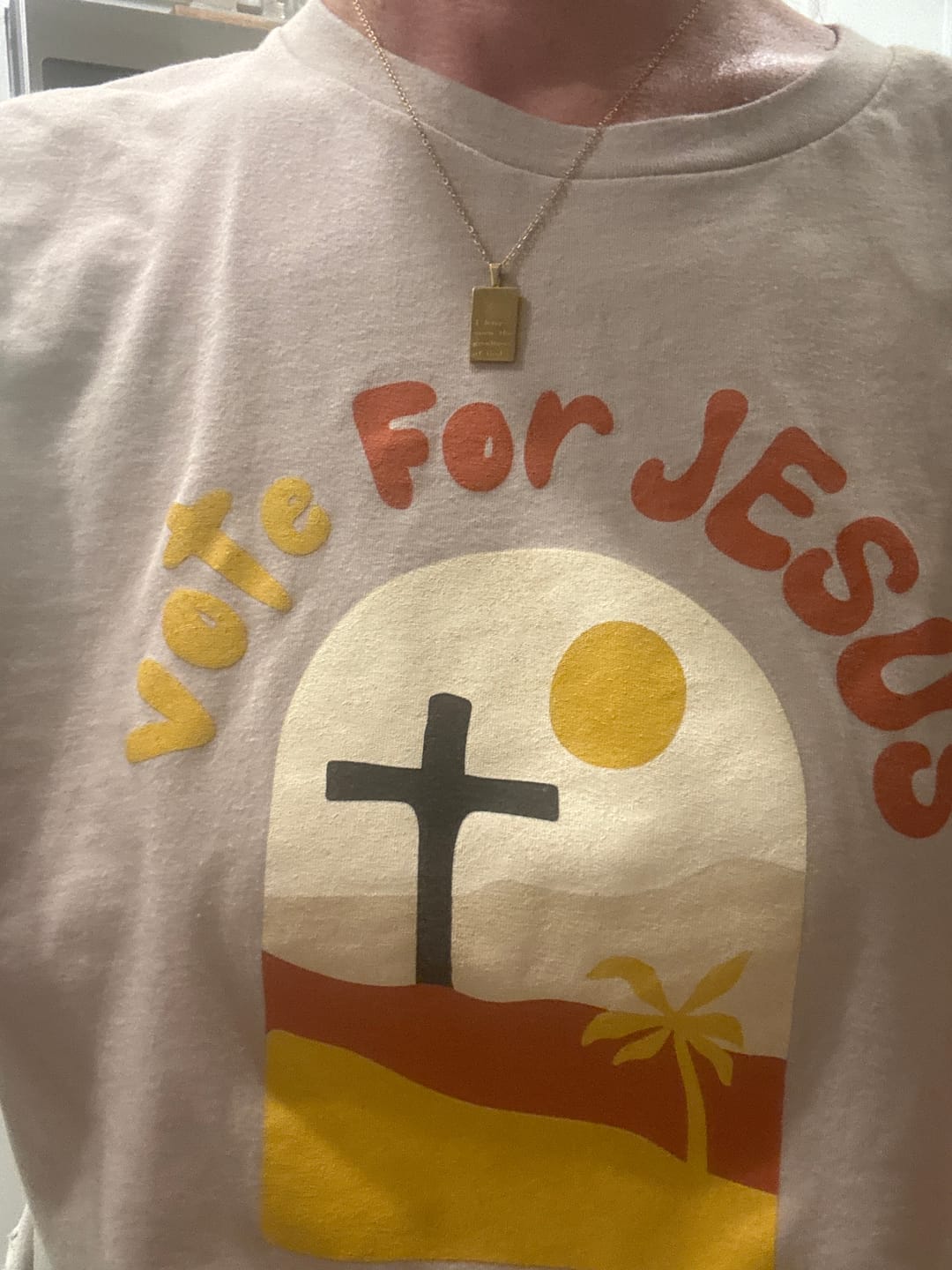Customer photo review of Necklace: I have seen the goodness of God