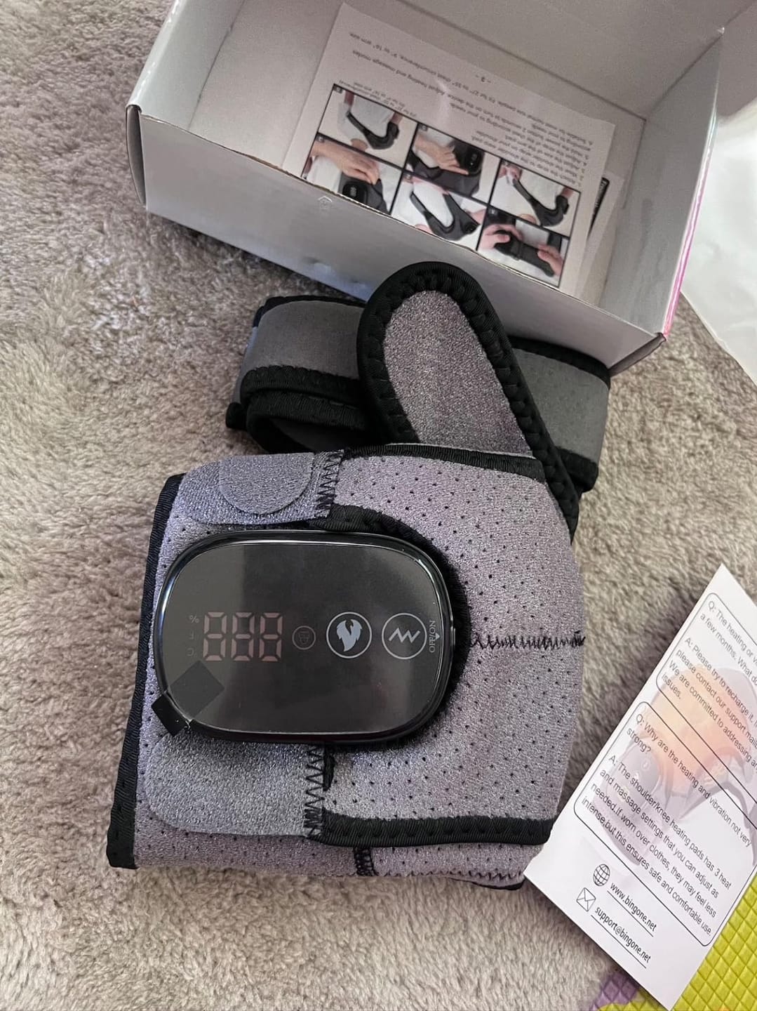 Customer photo review of Wisemed Shoulder Massager