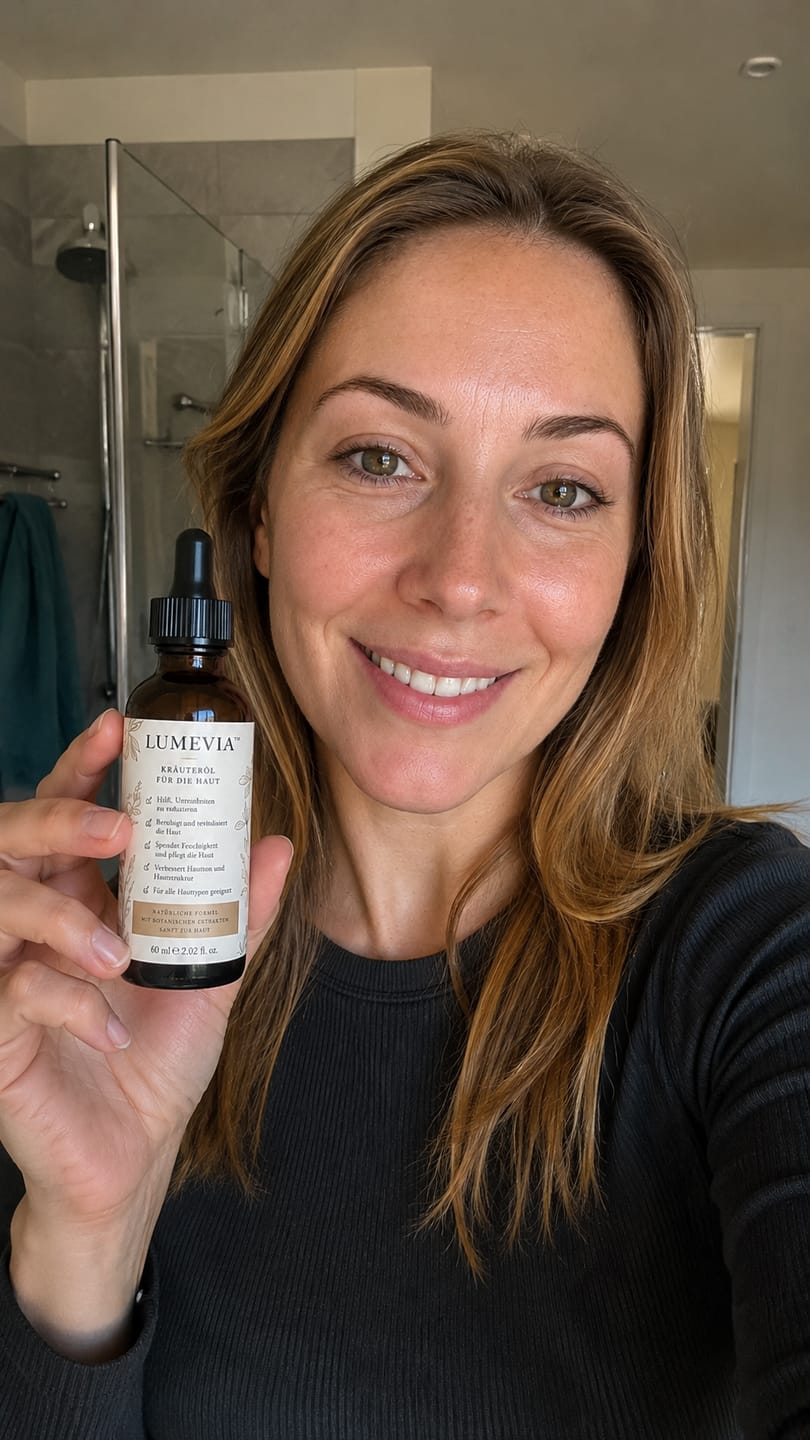 Customer photo review of Olio naturale contro i peli indesiderati del viso