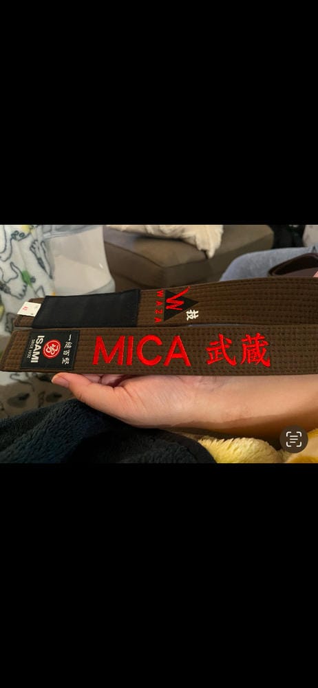 Customer photo review of Isami Brown Belt