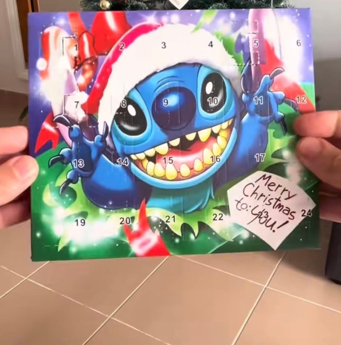 Customer photo review of Calendario de Adviento Joyas Ohana