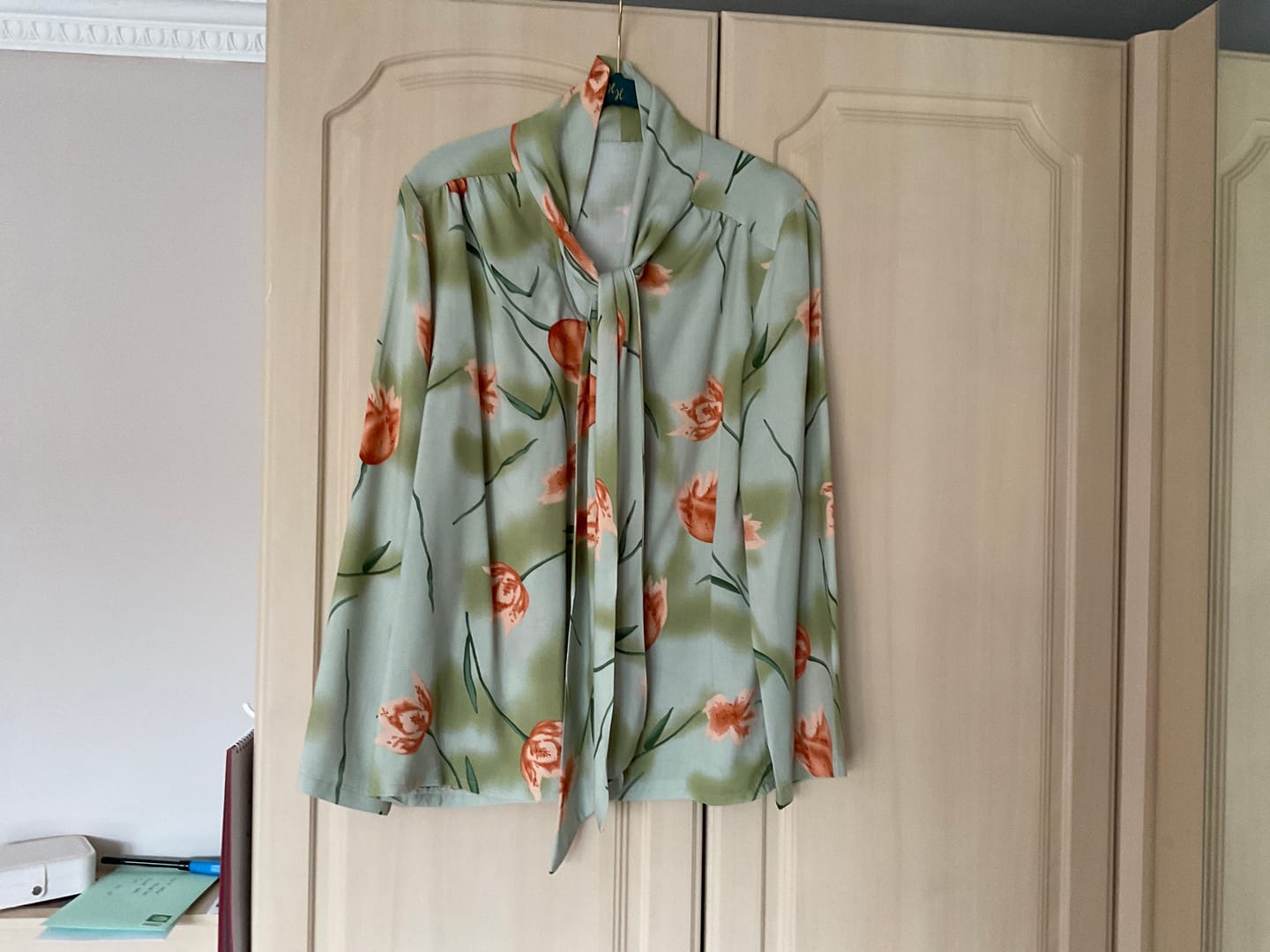 Customer photo review of Spring Petals Viscose Challis Fabric