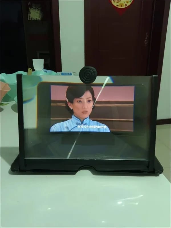 Customer photo review of Amplificador Pantalla Móvil