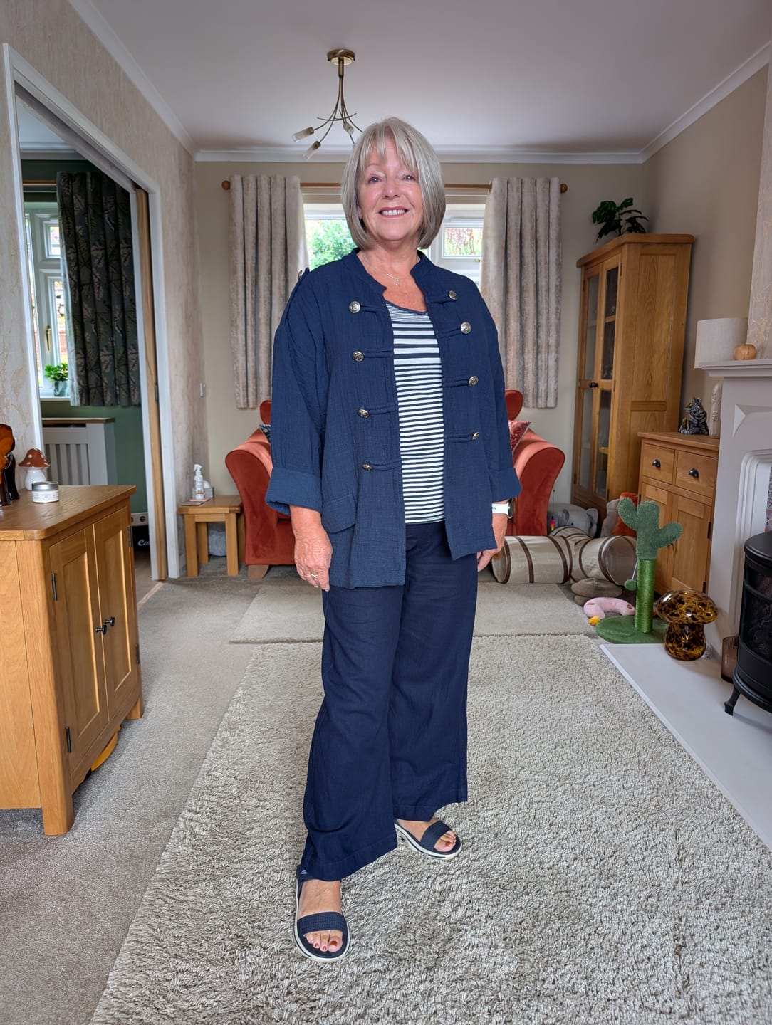 Customer photo review of Demi- Light Weight Military Jacket