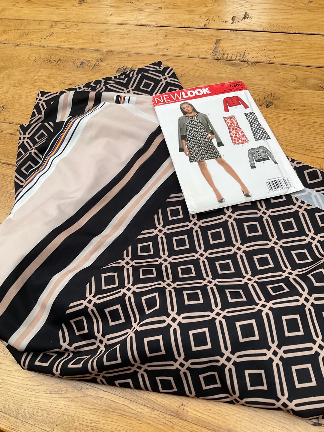 Customer photo review of Diamond Grid Jersey Fabric