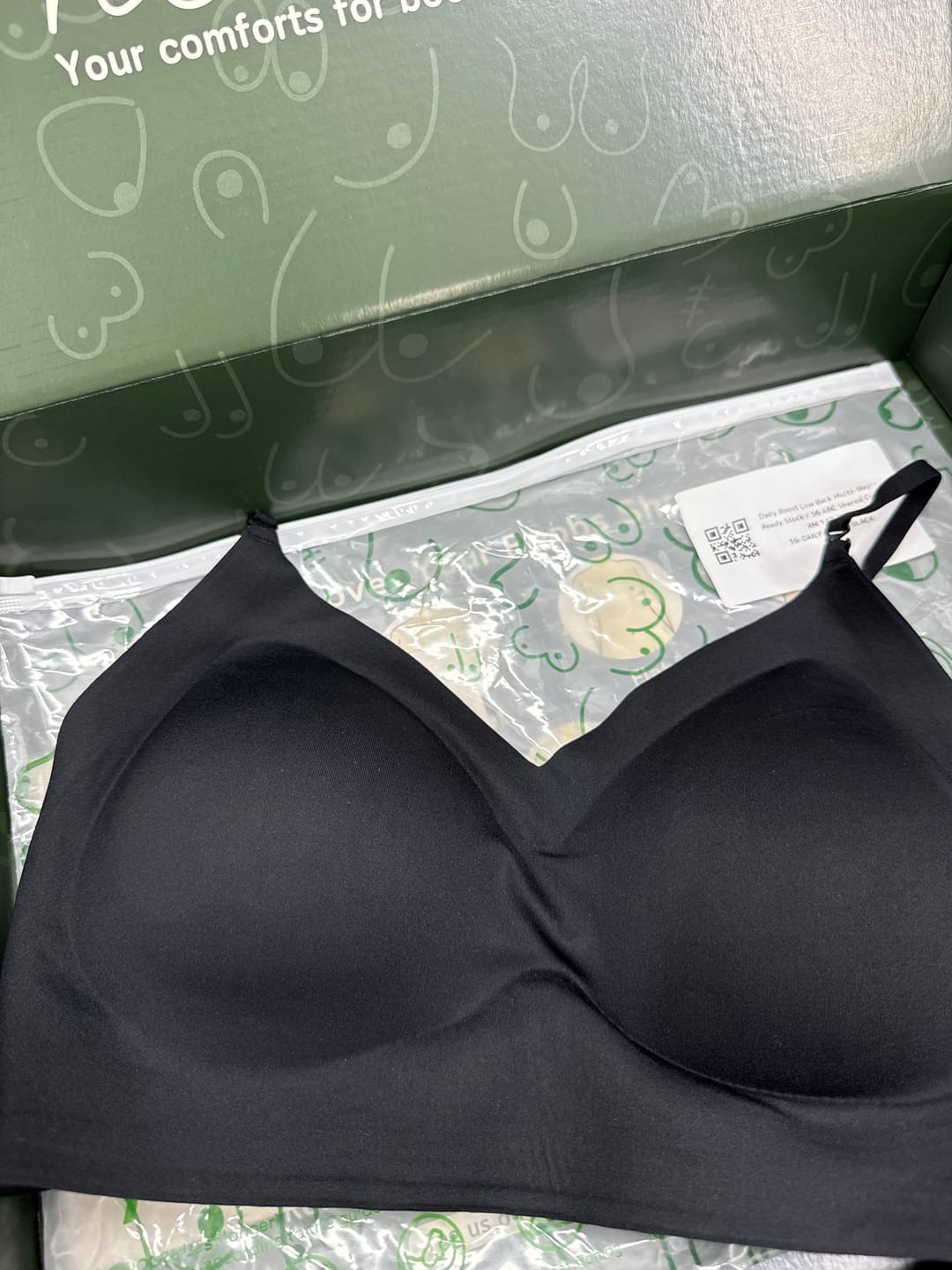 Customer photo review of Daily Boost Low Back Multi-Way Push Up Bra