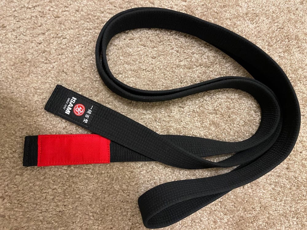Customer photo review of Isami BJJ Black Belt Premium