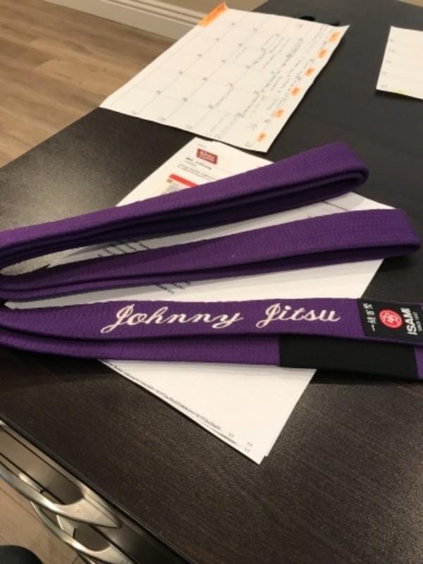 Customer photo review of Isami Purple Belt