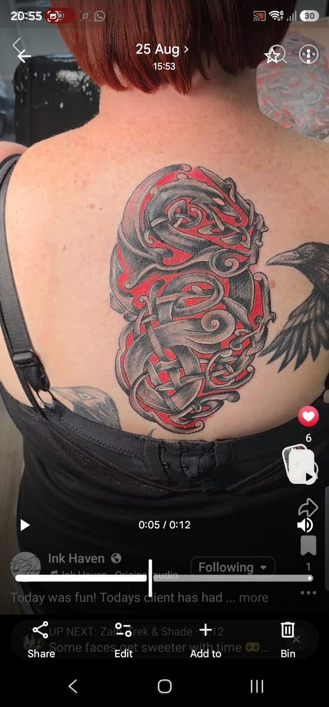 Customer photo review of Signature Tattoo Numbing Cream