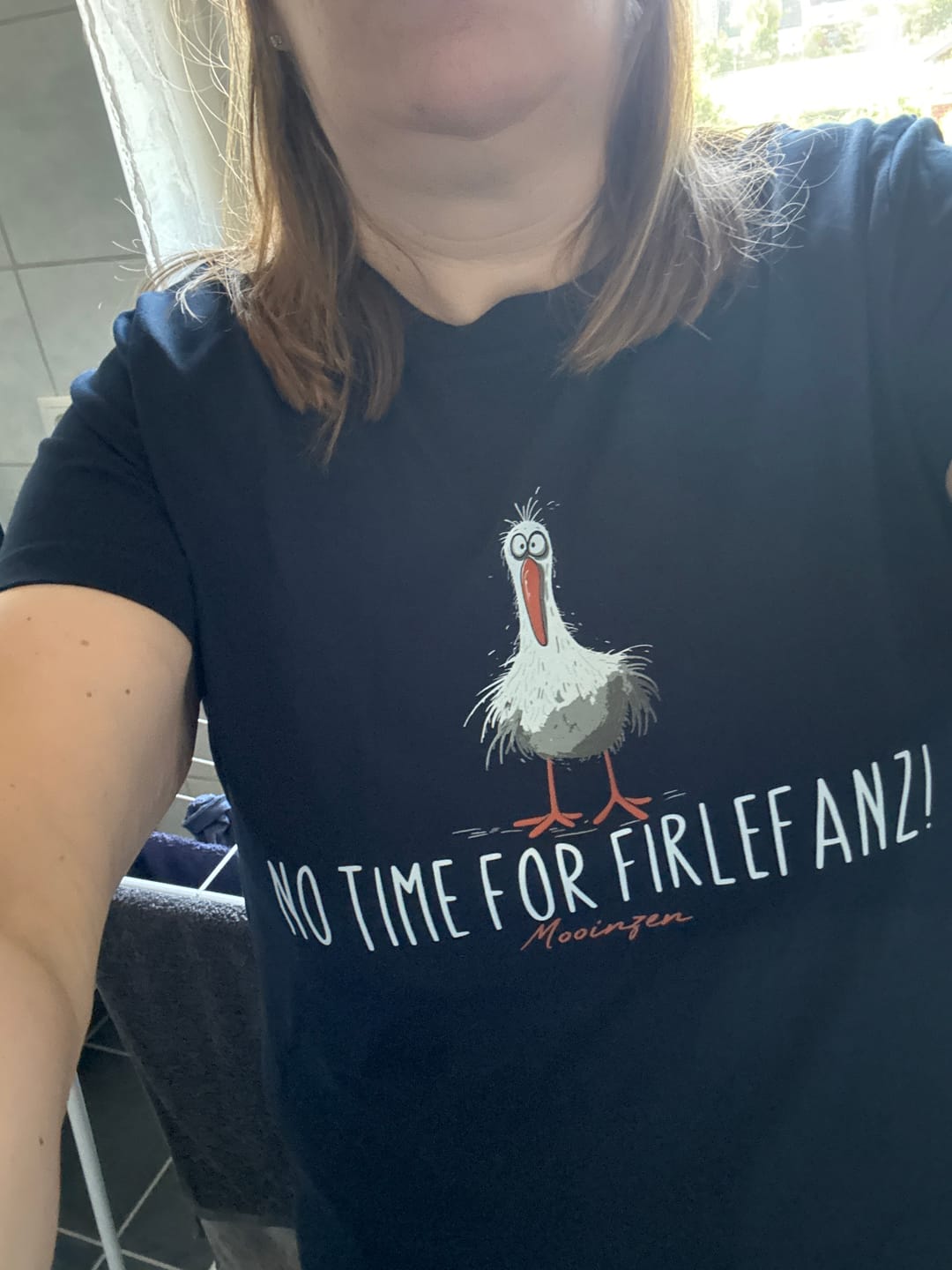 Customer photo review of No time for Firlefanz!   · Damen Premium Bio T-Shirt 2.0