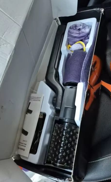 Customer photo review of GrillSpin Powered Grill Brush