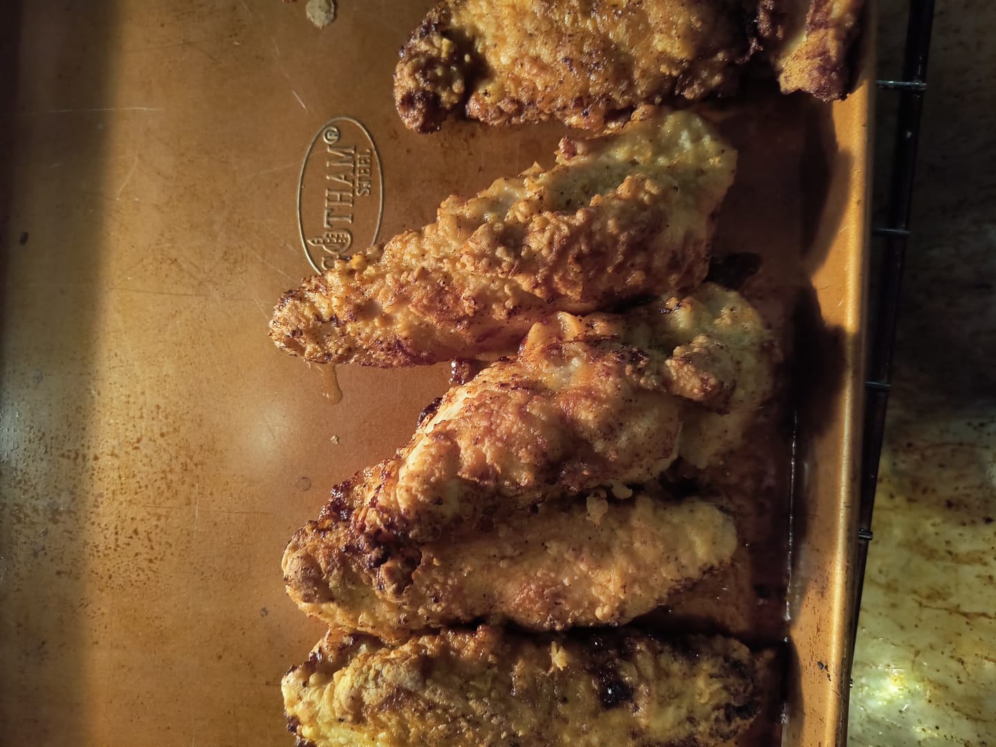 Customer photo review of Cousin T's Gourmet King Trump Fried Chicken Mix (Single Box)