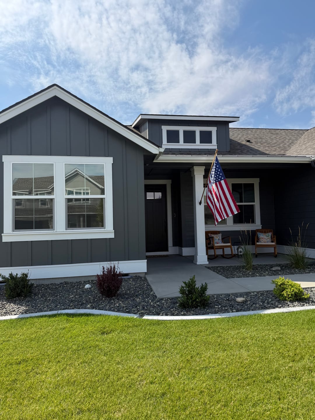 Customer photo review of 3' x 5' American Flag Set