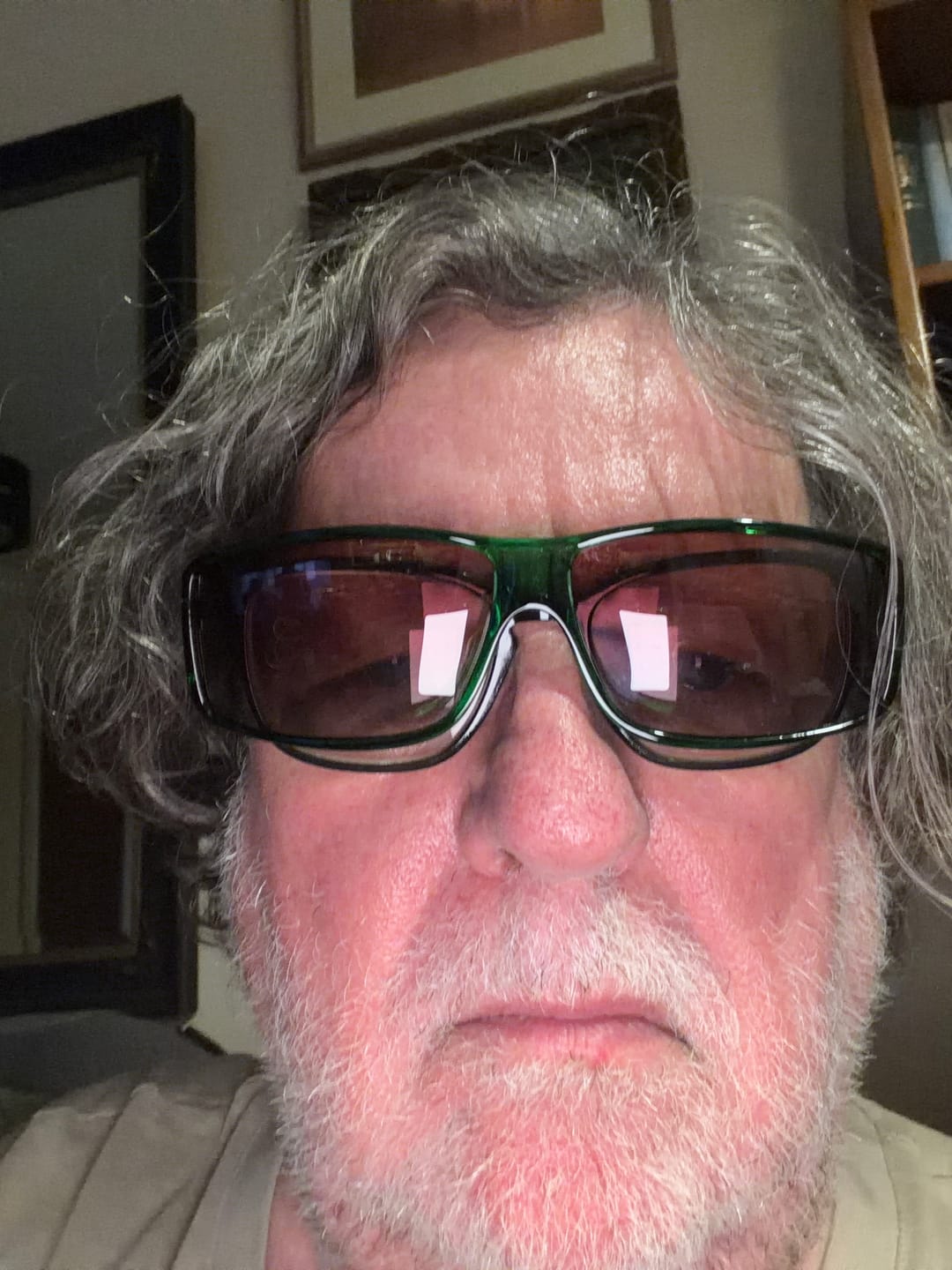 Customer photo review of OverShade™ Polarized Fit-Over Sunglasses