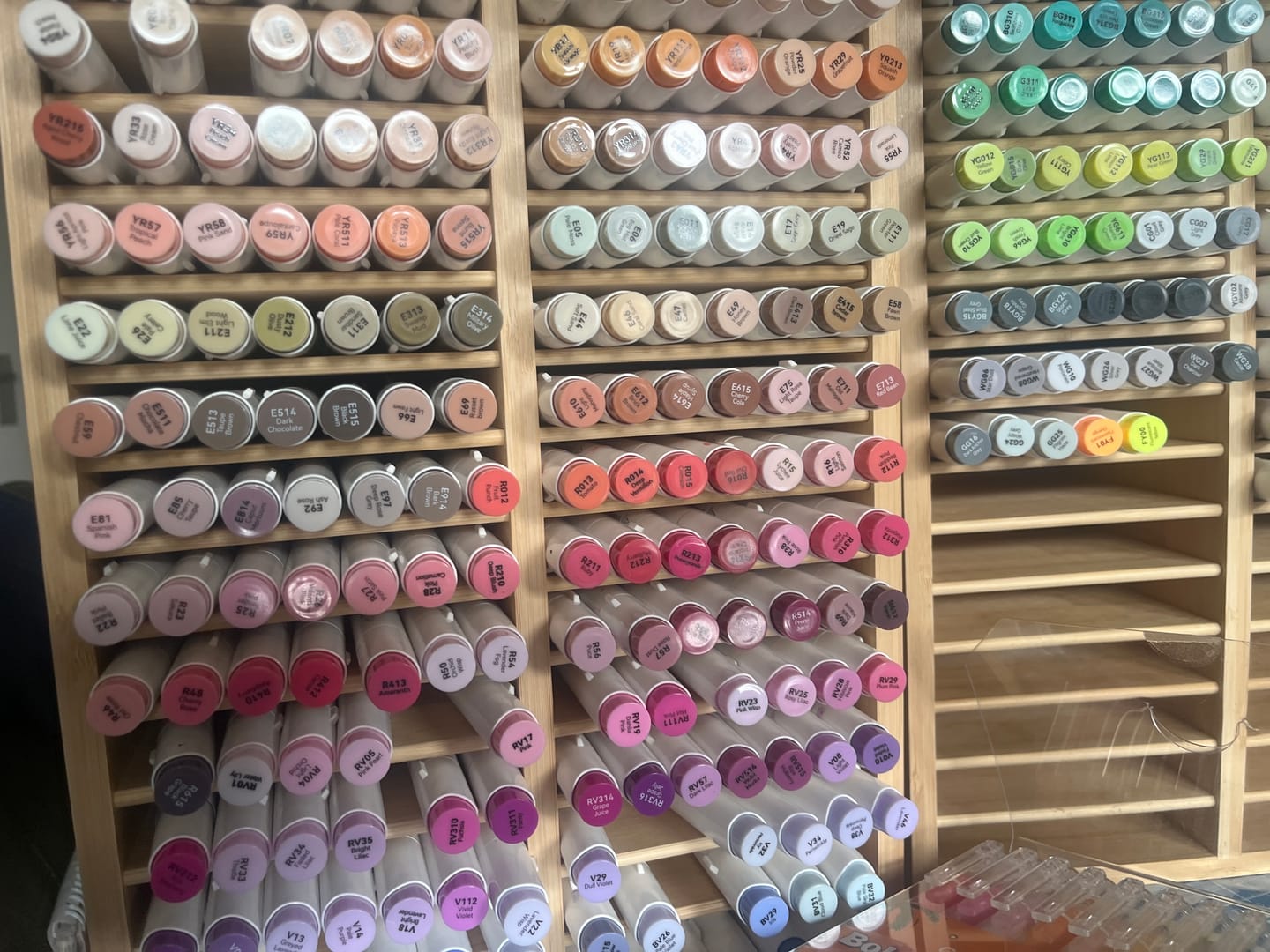 Customer photo review of Ohuhu Honolulu New 48 Pastel Colors Dual Tips Alcohol Art Markers - Blossoming (New Color Codes)