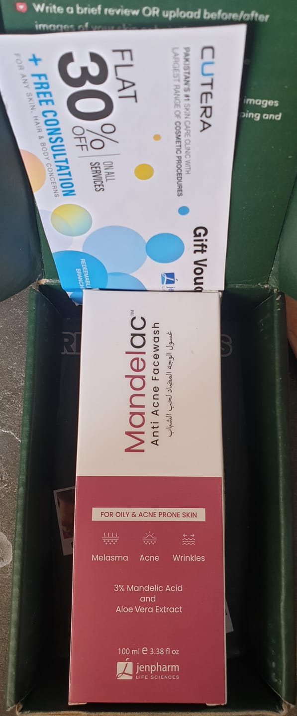 Customer photo review of MandelAC Serum