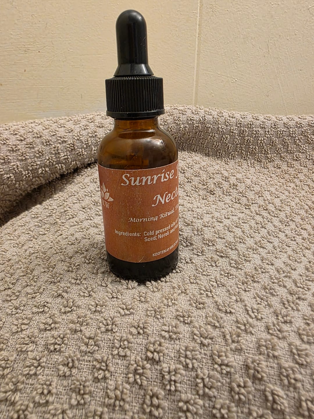 Customer photo review of Sacred Sunrise Facial Nectar