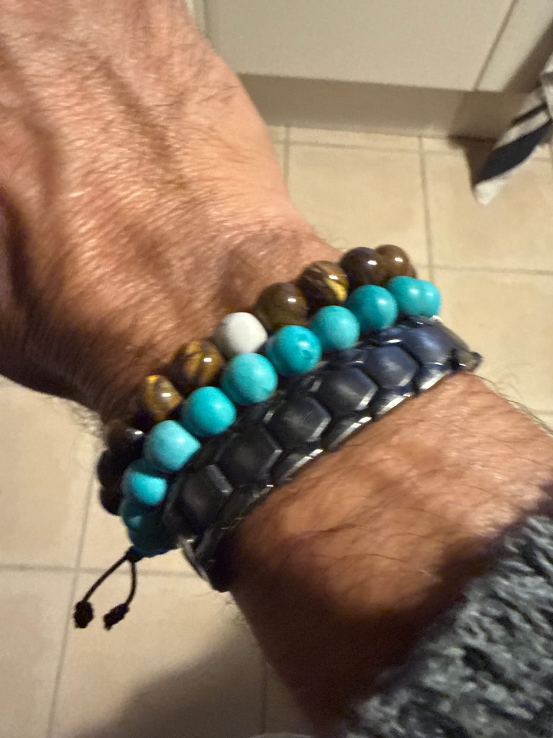 Customer photo review of Bracelets Œil de Tigre