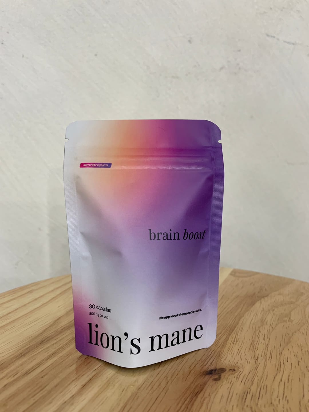 Customer photo review of Omnitropics™ Brain Boost Premium Lion's Mane (30 Capsules)