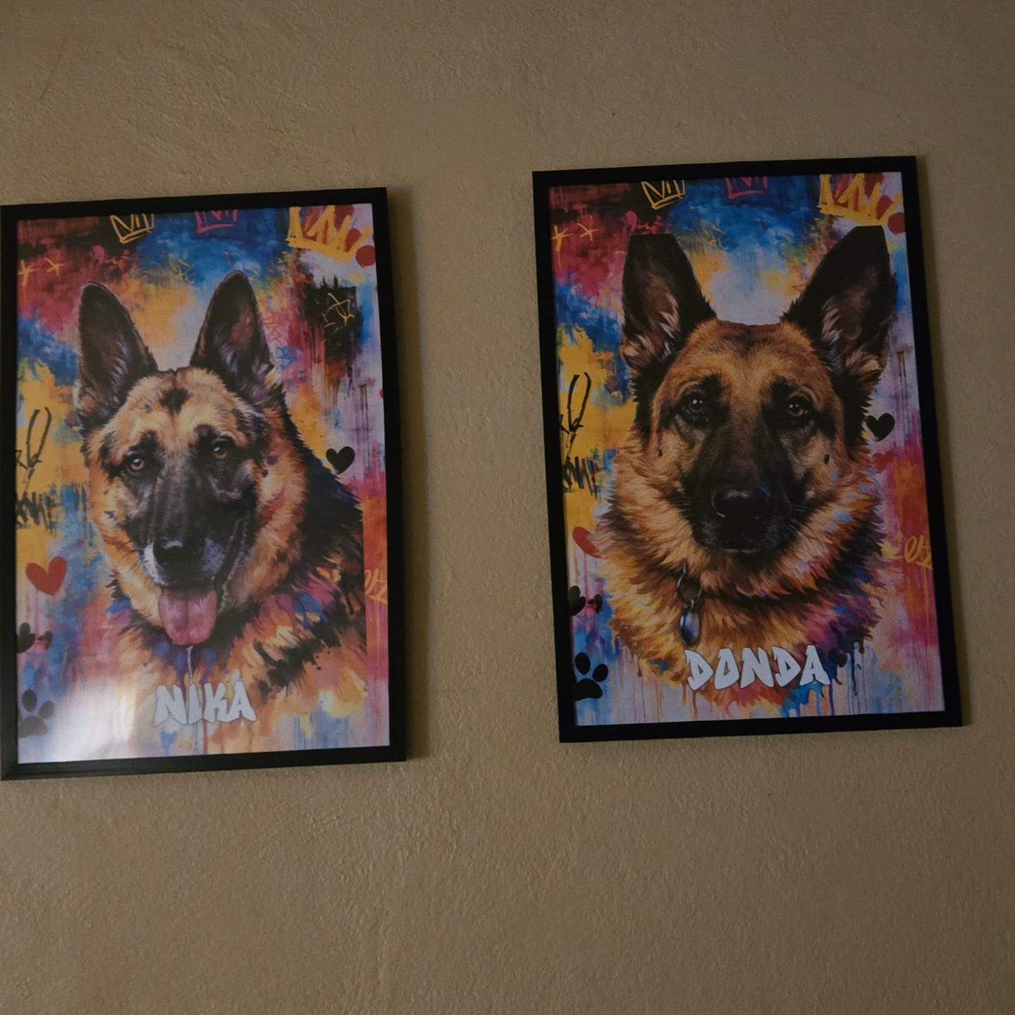 Customer photo review of Graffiti - Personalized Poster