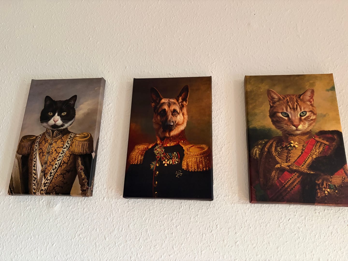 Customer photo review of GENERAL FLÖCKCHEN - personalisierte Leinwand / Poster