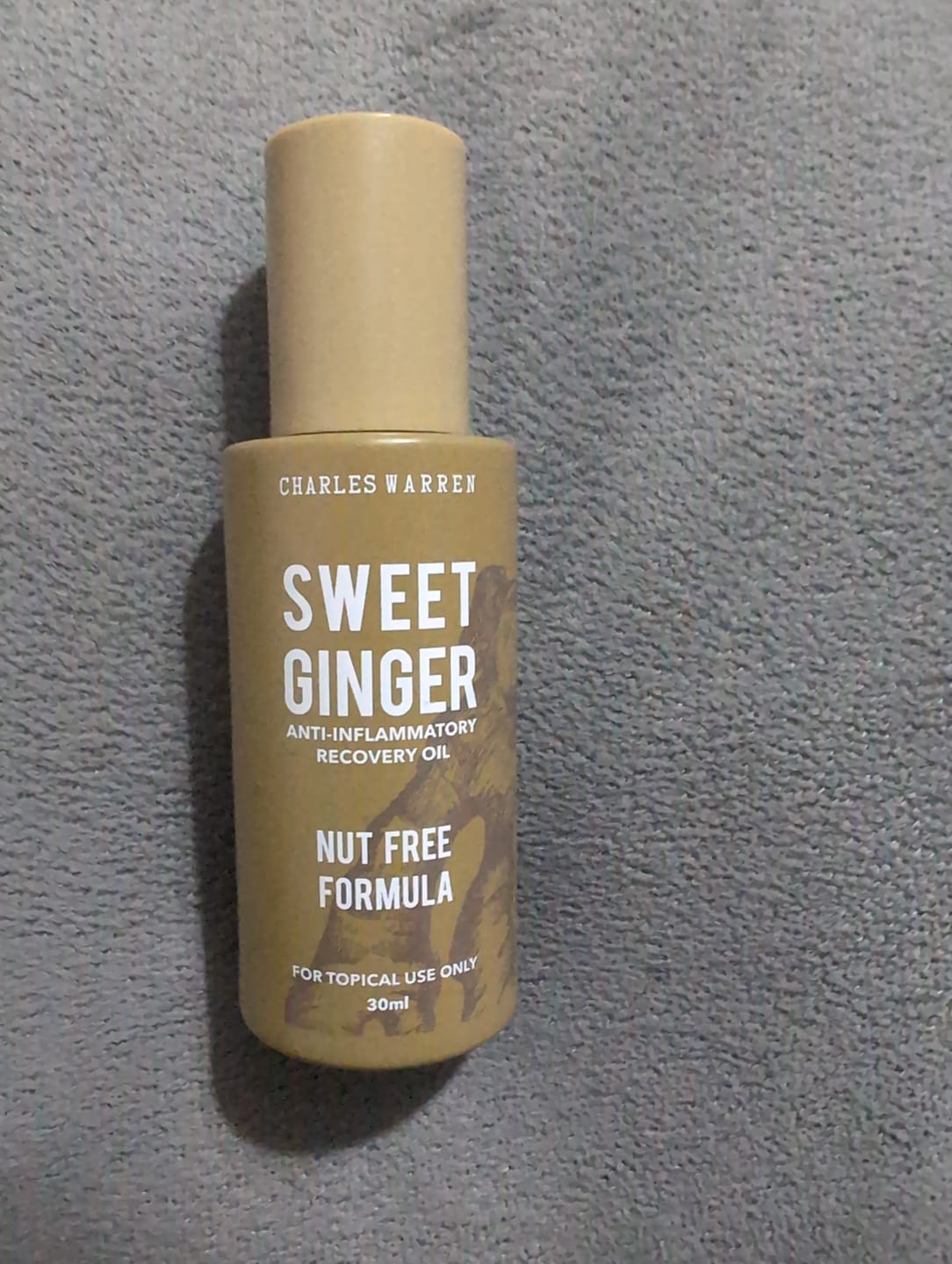 Customer photo review of [Nut-Free] Sweet Ginger Dry Oil for Sensitive Skin